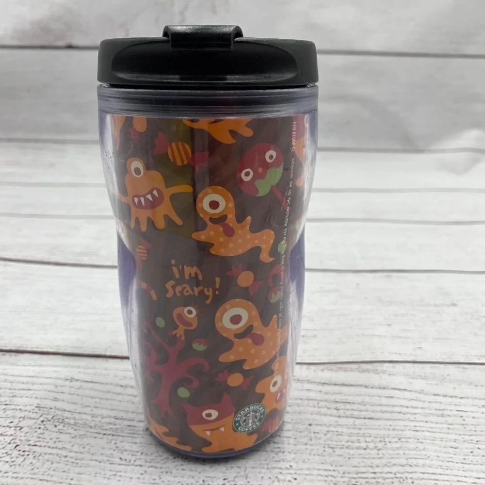 Starbucks 2004 8oz Halloween Fall Hot/Cold Travel Cup